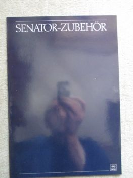 Opel Senator B Zubehör Katalog August 1987 Rarität