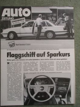 Auto Zeitung 17/1983 Opel Senator A C 2.0E Test Sonderdruck