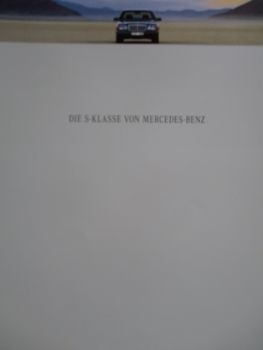 Mercedes Benz S-Klasse W140 Katalog Vorstellung Juli 1991
