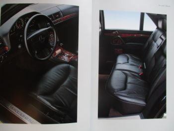 Mercedes Benz S-Klasse W140 Katalog Vorstellung Juli 1991