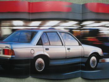Opel Rekord E Turbo D Vorstellung Prospekt April 1984 2.3l TD Motor 63kw/86ps