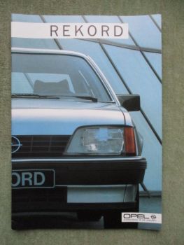 Opel Rekord E +Caravan LS GL GLS CD 66kw 55kw 74kw 85kw +Diesel 52kw TD 63kw Katalog September 1984