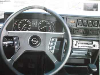Opel Rekord E +Caravan LS GL GLS CD 66kw 55kw 74kw 85kw +Diesel 52kw TD 63kw Katalog September 1984
