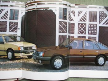 Opel Ascona C CD 85kw/115ps 4-türig 5-türig Katalog August 1982