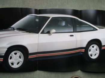 Opel Manta B 200 Katalog Februar 1983 Rarität