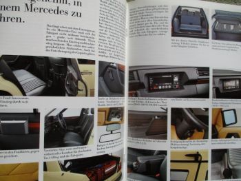 Mercedes Benz Taxi-Modelle W201 W124 Katalog Juli 1989