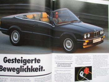 BMW 320i Cabrio 325i Cabrio E30 Prospekt März 1990 Rarität