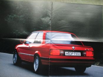 BMW 318is E30 Großformat A3 Prospekt September 1989 Vorstellung Rarität