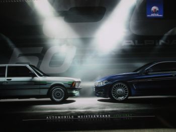 BMW Alpina 50 Jahre Kalender 2015 1800TI 2002 +3.0CSL E9 +B7S E24 +B6 3.5S E30 +B10 Bi-turbo E34