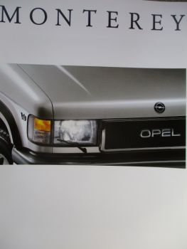 Opel Monterey +RS +LTD 3.2i V6 24V 3.1 Turbo Diesel Katalog Januar 1993