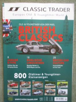 Classic Trader 1/2022 British Classics Jaguar E-Type,Bentle,y,Rolls-Royce,Peel P50,Jensen Interceptor