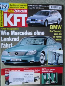 kft die Autozeitschrift 11/1996 Mercedes F200 Imagination,Ford Ka, SLK 200 R170,Twingo Automatik,Marea Weekend,