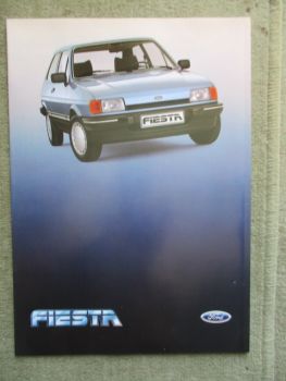 Ford Fiesta 1.0l 33kw 1.1l 37kw 1.3l 51kw 1.6l Diesel 40Kw Katalog Juli 1983