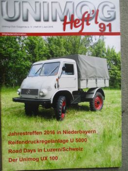 Unimog 6/2016 UX 100,Reifendruckregelanlage U5000,