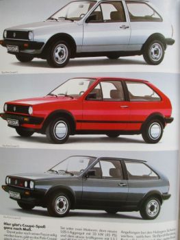 VW Polo Typ86C Prospekt Coupé Steilheck 33kw 40kw 55kw +Farben/Polster August 1985