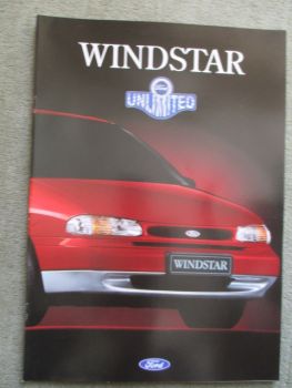 Ford Windstar Katalog August 1991 NEU