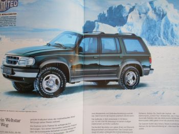 Ford Explorer 2.Generation 4.0 V6 Motor Katalysator 115kw Prospekt Juli 1995