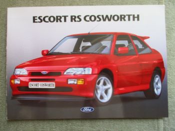 Ford Escort RS Cosworth 2.0l DOHC 16V 162kw/220ps Querformat Katalog Dezember 1992