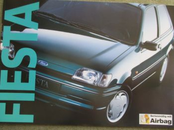 Ford Fiesta +Fun +Family +Calypso +Futrua Prospekt Januar 1994