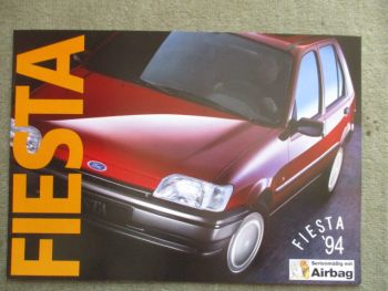 Ford Fiesta +Fun +Family +Calypso +Futrua Prospekt Dezember 1994