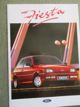 Ford Fiesta Prospekt September 1991 C +CLX +S +XR2i +Calypso +Preisliste