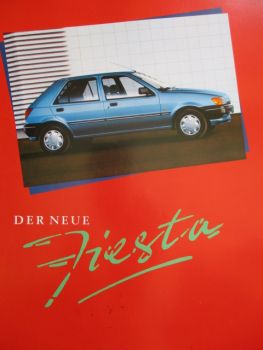 Ford Fiesta C CLX S +XR2i Prospekt Juni 1989