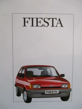 Ford Fiesta Fashion +Festival +Ghia +Super +XR2 Prospekt Februar 1988