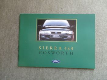Ford Sierra 4x4 Cosworth Sonderkatalog Dezember 1991
