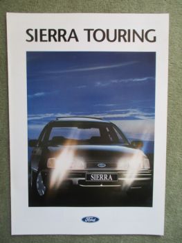 Ford Sierra Touring 1.6i 1.8i +2.0i Kat +1.8l Turbodiesel Katalog April 1992