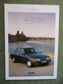 Ford Sierra LX GL Ghia +XR 4x4 +Coupés +Turnier Katalog Mai 1989