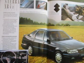 Ford Sierra Coupé Stufenheck Fließheck Turnier CLX +4x4 GL Ghia XR4i Januar 1990