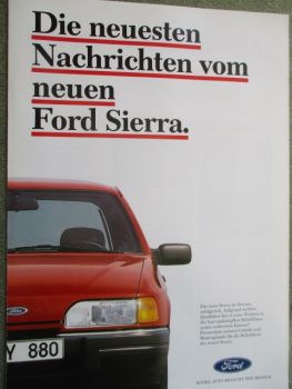 Ford Sierra Nachrichten Presse Juli 1987