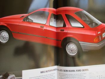 Ford Sierra L GL Ghia XR4i +Turnier +2.3L V6 2.8V6 +Diesel 2.3l Prospekt August 1983