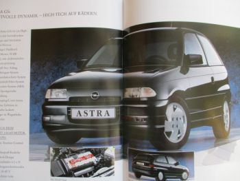 Opel Astra F +CD +Caravan Club+GSI Katalog Januar 1994