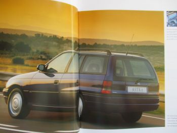 Opel Astra F Caravan GL +Club +CDX+Sport/GSi Katalog Juli 1995