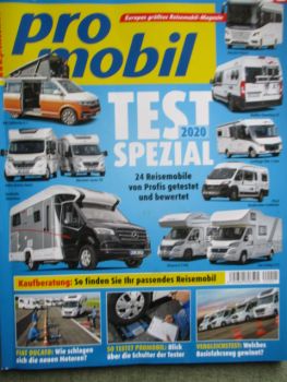 pro mobil Test Spezial 2020 Morelo Palace,Malibu Charming GT,Carthago Chic C-line,Pössl Roadcruiser Evolution