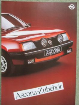 Opel Ascona C Zubehör Prospekt September 1981