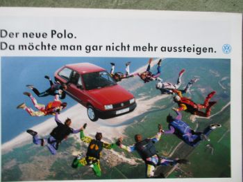 VW Polo Typ86C Coupé +GT Steilheck Fox Katalog September 1990
