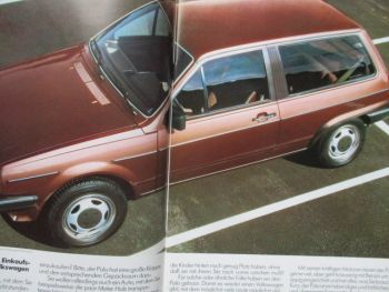 VW Polo Typ86C 29kw 40kw +Formel E Katalog Januar 1984