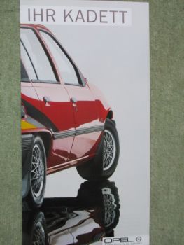 Opel Kadett E Zubehör Katalog April 1985