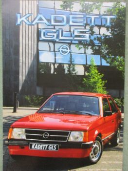 Opel Kadett D GLS Oktober 1983 Prospekt