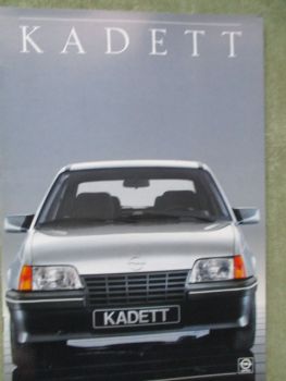 Opel Kadett E LS GL GLS GT GSi +Katalysator Prospekt November 1986