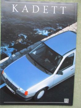 Opel Kadett E LS +Carvan Club +GSI +16V +Cabrio +Edition Katalog Oktober 1990 Rarität