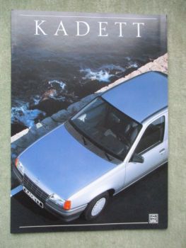 Opel Kadett E LS GL Caravan Club GT GSi Katalog August 1987