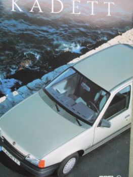 Opel Kadett E LS +Carvan Club +GSI +16V +Cabrio +Edition Katalog August 1990 Rarität