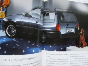 Opel Kadett E Life +Cabrio Edition +Caravan Club August 1990