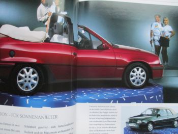 Opel Kadett E Life +Cabrio Edition +Caravan Club August 1990