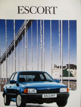 Ford Escort C CL Ghia +Turnier +XR3i +Cabrio Dezember 1989