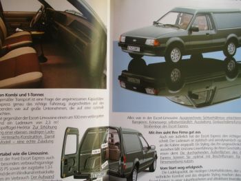 Ford Escort Express 40kw 51kw Januar 1983 Katalog