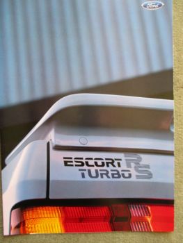 Ford Escort RS Turbo Katalog November 1984